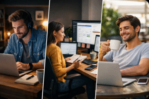 Remote work time tracking